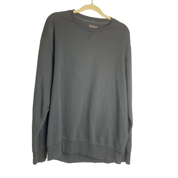 Goodlife Black GQ Terry Crewneck Sweatshirt Sz. XXL - Picture 2 of 5